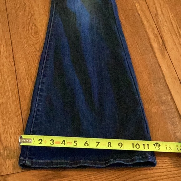 Judy Blue pull on super flare denim blue jeans - Picture 15 of 16